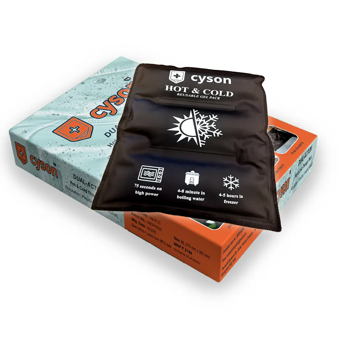 Cyson Reusable Hot and Cold Gel Pack for Pain
